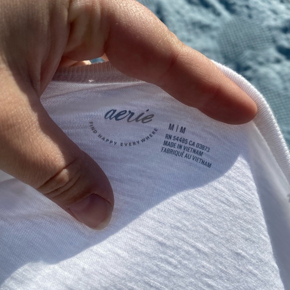 NWOT Aerie Bubble Sleeve T Shirt - Picture 10 of 11